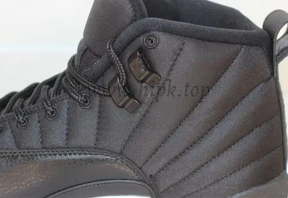 Authentic Air Jordan 12 “Black Nylon” Waterproof From PK