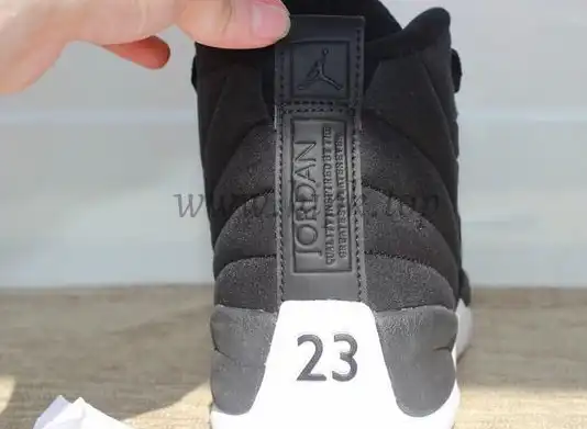 Authentic Air Jordan 12 “Black Nylon” Waterproof From PK