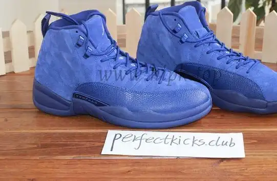 Authentic Air jordan 12 Premium Deep Royal Blue