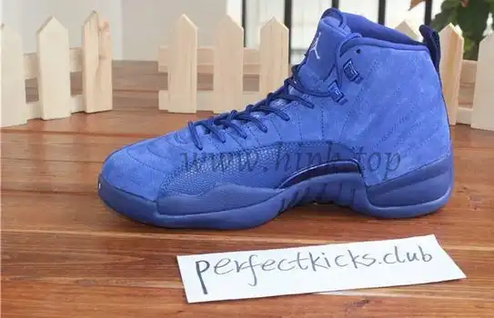 Authentic Air jordan 12 Premium Deep Royal Blue