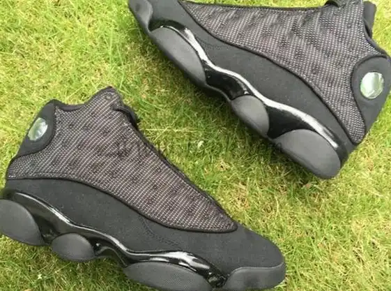 Authentic Air Jordan 13 Retro Black Cat with 3M