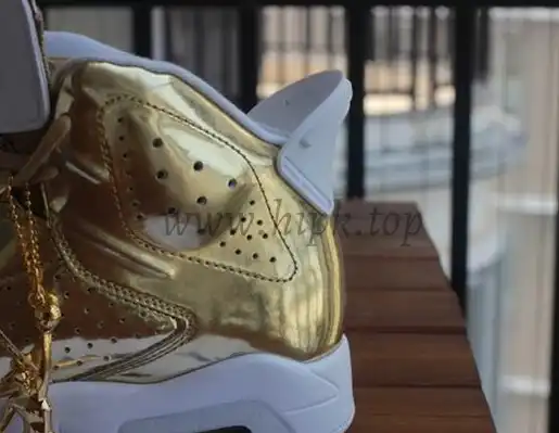 Authentic Air Jordan 6 Gold Pinnacle