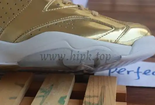 Authentic Air Jordan 6 Gold Pinnacle