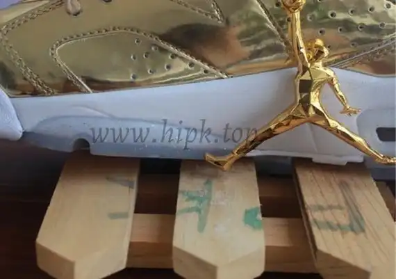 Authentic Air Jordan 6 Gold Pinnacle