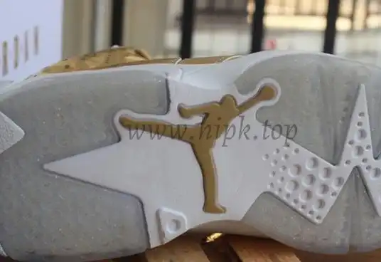 Authentic Air Jordan 6 Gold Pinnacle