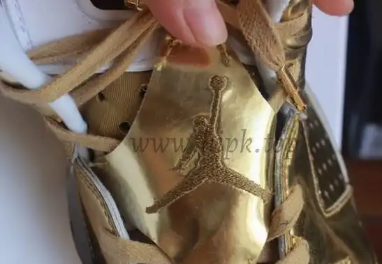 Authentic Air Jordan 6 Gold Pinnacle