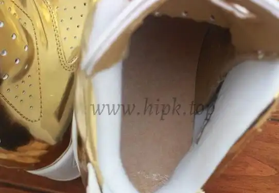 Authentic Air Jordan 6 Gold Pinnacle