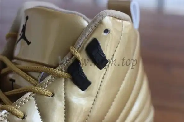 Authentic Air Jordan 12 Gold Pinnacle