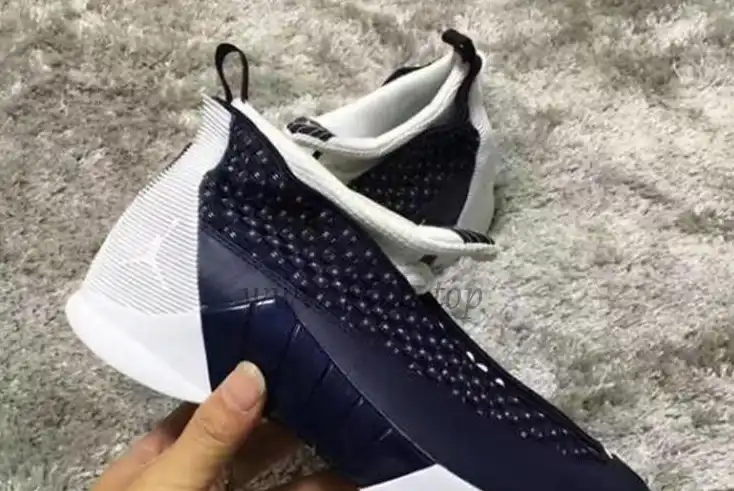 Authentic Air Jordan 15 Obsidian