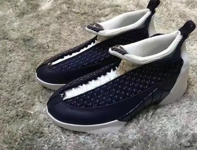 Authentic Air Jordan 15 Obsidian