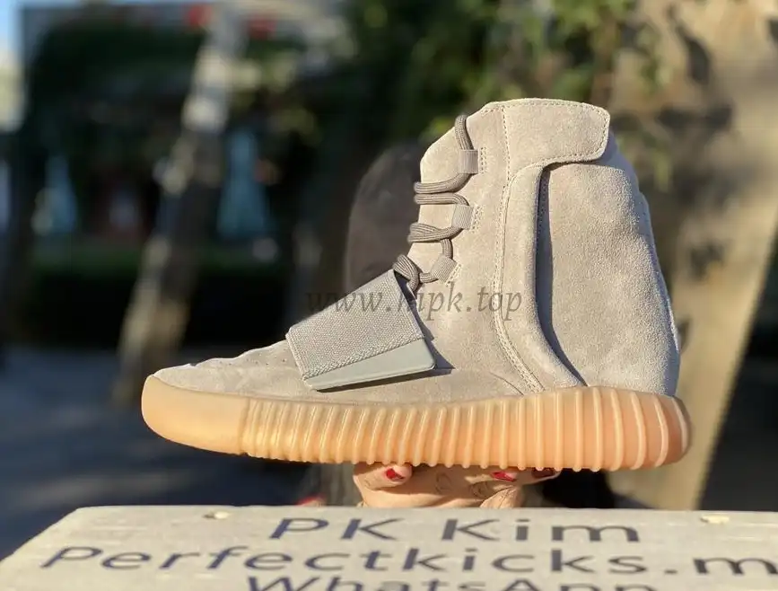 PK God Yeezy 750 Grey gum real suede and shape (real quality)