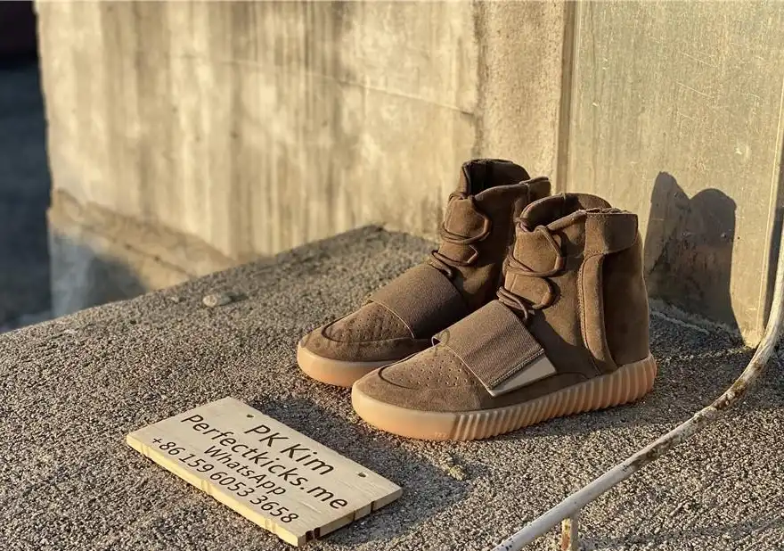 PK God Yeezy 750 Chocolate Brown real suede and shape (real quality)