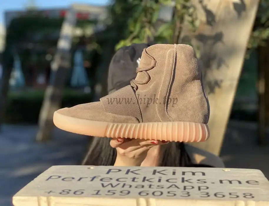 PK God Yeezy 750 Chocolate Brown real suede and shape (real quality)