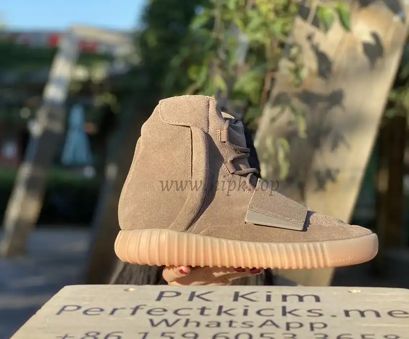 PK God Yeezy 750 Chocolate Brown real suede and shape (real quality)