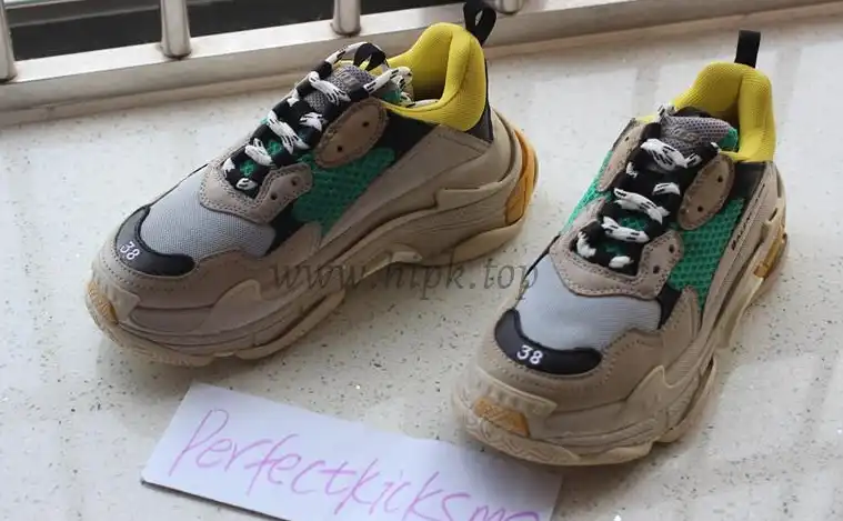 GOD Paris TRIPLE S TRAINER YELLOW YELLOW GREEN