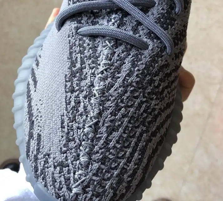 PK God Yeezy 350 V2 DGH Solid Grey WITH REAL PREMEKNIT FROM HUAYIYI WHICH OFFER PRIMEKNIT TO ADIDAS DIRECTLY