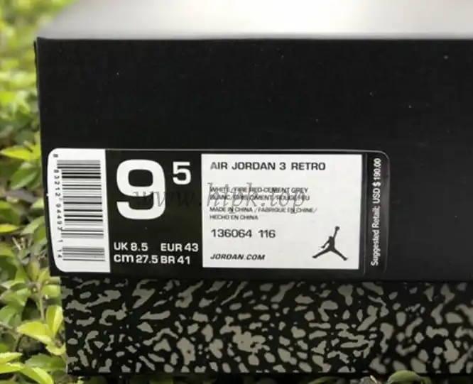 Nike pairs Air Jordan 3 “Katrina” 2018 version