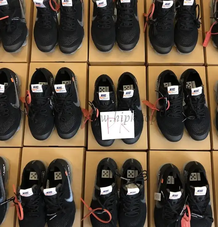 PK God OFF–WHITE x Nike Air VaporMax “Black” ready to ship