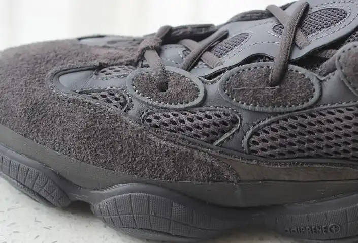 God Yeezy 500 Shadow Black retail sample version ready to ship