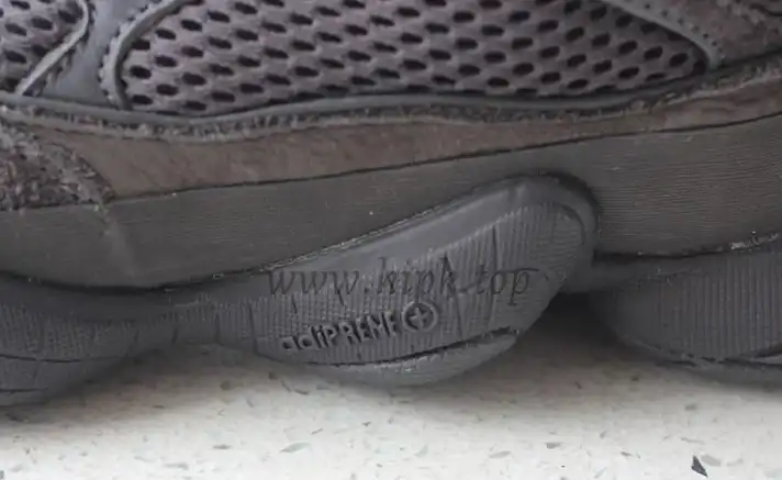 God Yeezy 500 Shadow Black retail sample version ready to ship