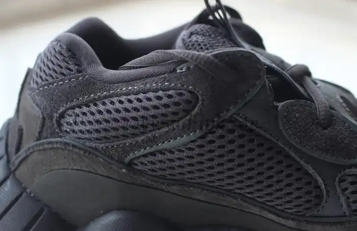 God Yeezy 500 Shadow Black retail sample version ready to ship