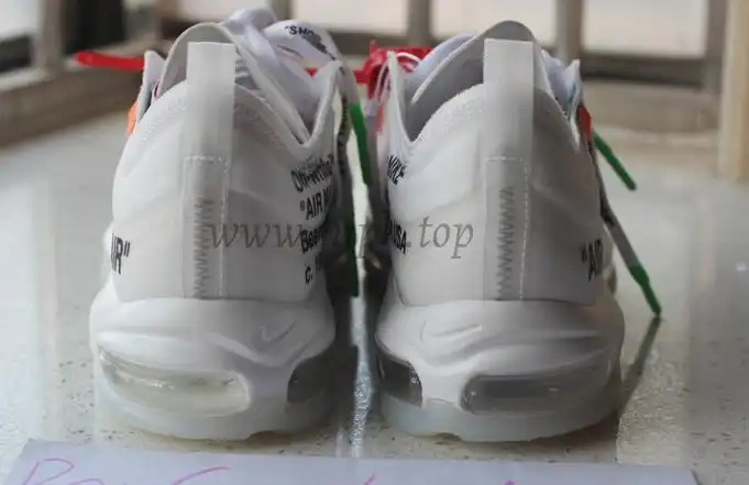 God Nike Air Max 97 OG “Off White” retail materials