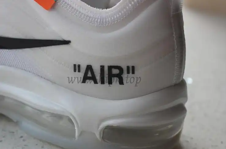 God Nike Air Max 97 OG “Off White” retail materials