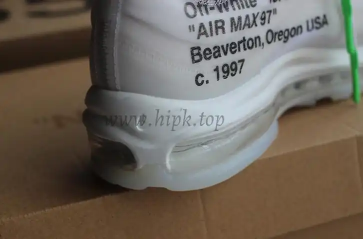 God Nike Air Max 97 OG “Off White” retail materials