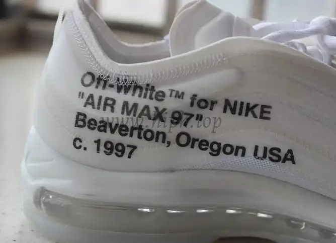 God Nike Air Max 97 OG “Off White” retail materials