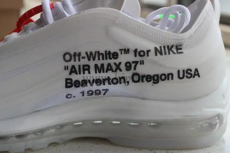 God Nike Air Max 97 OG “Off White” retail materials