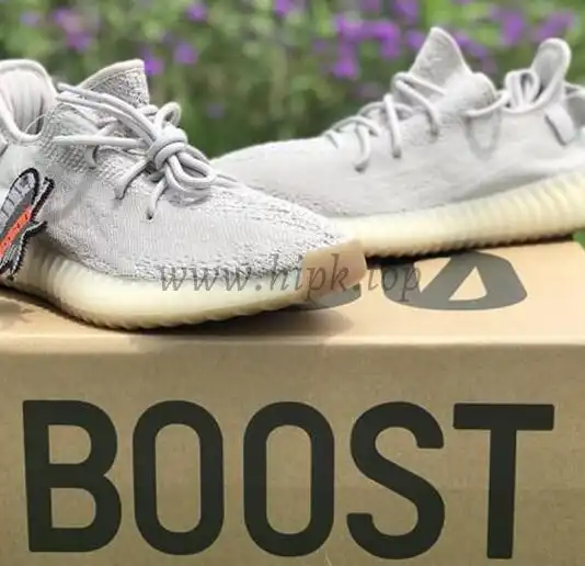 PK GOD ADIDAS YEEZY BOOST 350 V2 ASH BLUE RETAIL MATERIALS READY TO SHIP