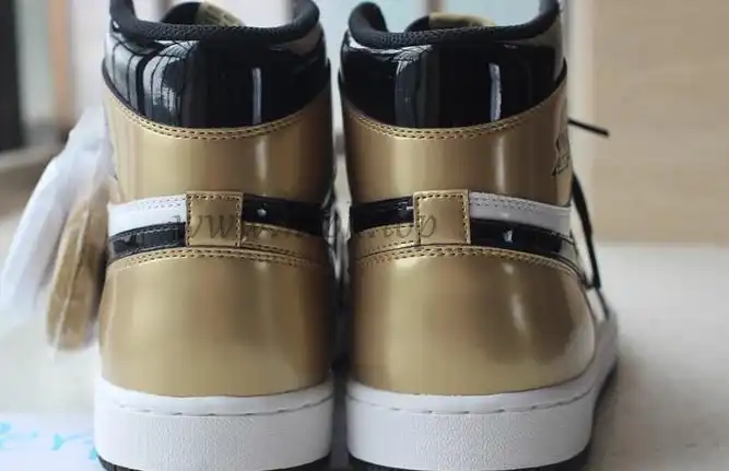 PK God Air Jordan 1 Gold toe best version