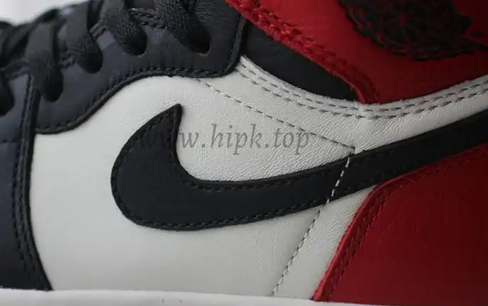 PK GOD AIR JORDAN 1 BRED TOE BEST VERSION THE ONLY CORRECT RETAIL LEATHER IN THE MARKET