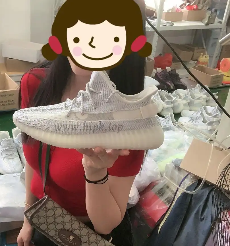 GOD YEEZY 350 V2 STATICWITH REAL PREMEKNIT FROM HUAYIYI WHICH OFFER PRIMEKNIT TO ADIDAS DIRECTLY READY