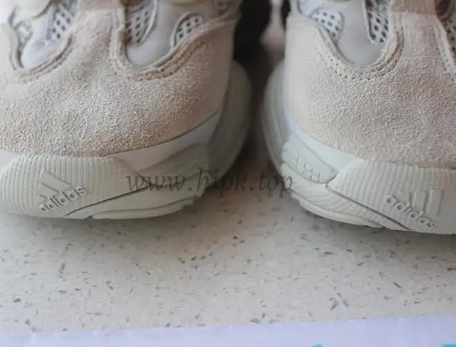 God Yeezy 500 Salt EE7287 retail sample version ready