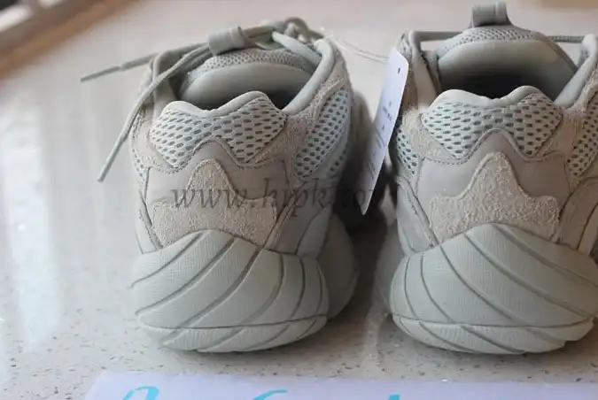 God Yeezy 500 Salt EE7287 retail sample version ready