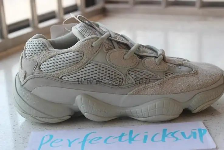 God Yeezy 500 Salt EE7287 retail sample version ready