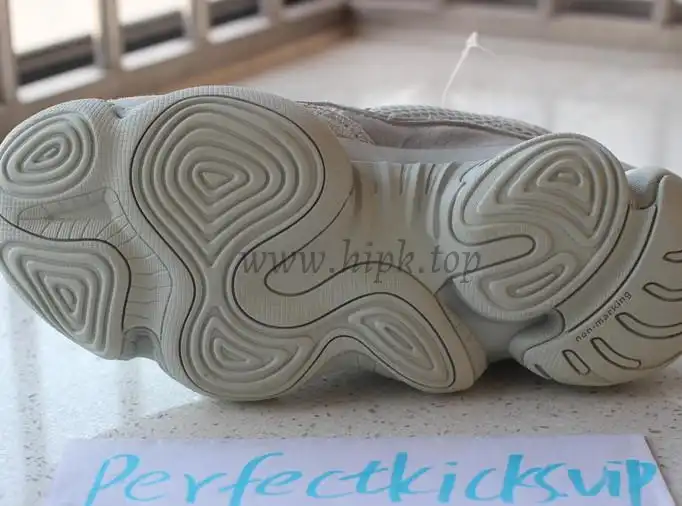 God Yeezy 500 Salt EE7287 retail sample version ready