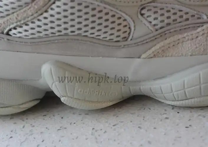 God Yeezy 500 Salt EE7287 retail sample version ready