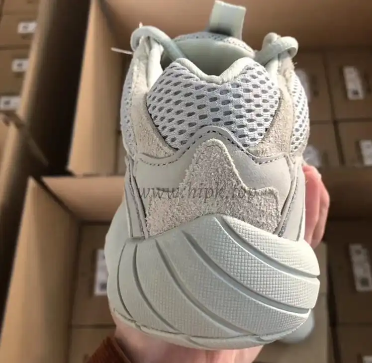 God Yeezy 500 Salt EE7287 retail sample version ready