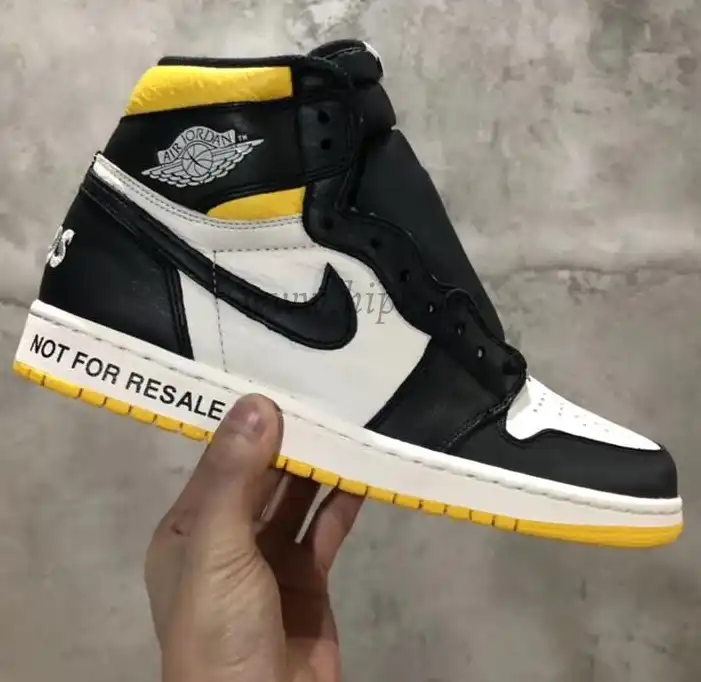 PK GOD AIR JORDAN 1 NRG “NO L’S” NOT FOR RESALE Yellow BEST RETAIL VERSION IN THE MARKET READY TO SHIP