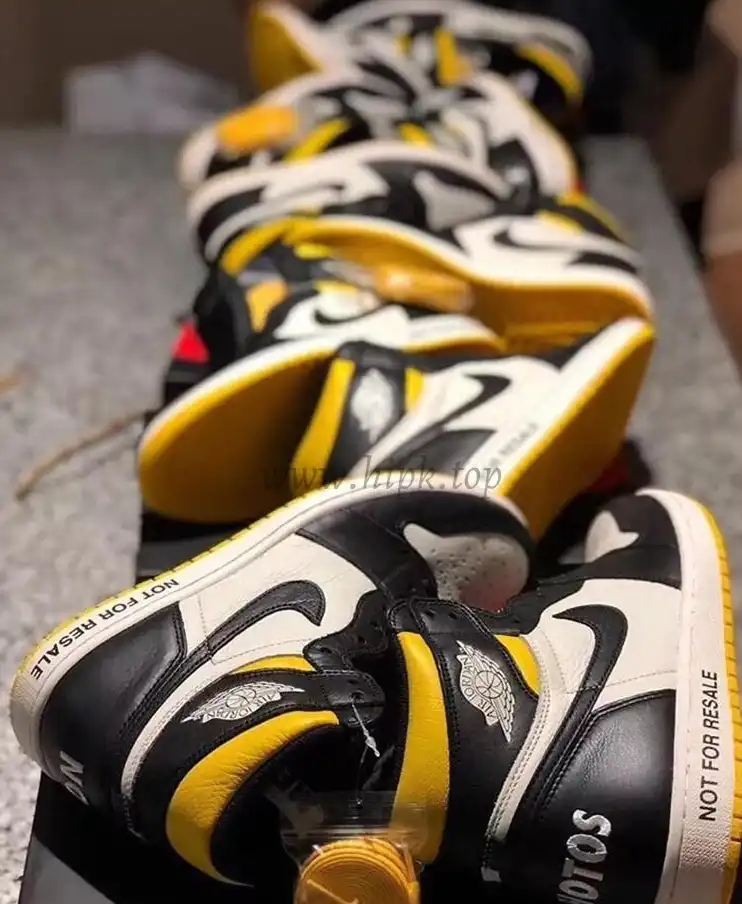 PK GOD AIR JORDAN 1 NRG “NO L’S” NOT FOR RESALE Yellow BEST RETAIL VERSION IN THE MARKET READY TO SHIP