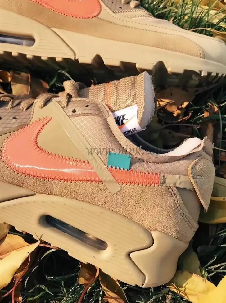 PK GOD Off-White x Nike Air Max 90 Desert Ore ready to ship