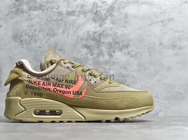 PK GOD Off-White x Nike Air Max 90 Desert Ore ready to ship