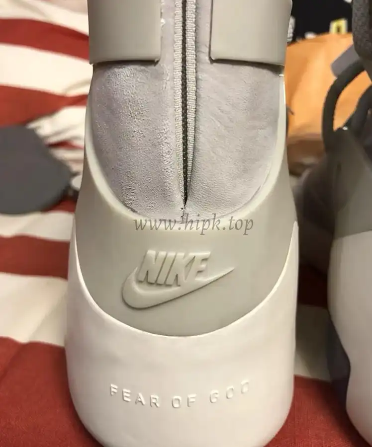 EXCLUSIVE RETAIL PK GOD NIKE AIR FEAR OF GOD 1 LIGHT BONE BLACK AR4237-002 READY TO SHIP