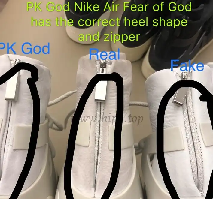 EXCLUSIVE RETAIL PK GOD NIKE AIR FEAR OF GOD 1 LIGHT BONE BLACK AR4237-002 READY TO SHIP