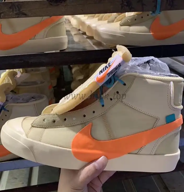 PK God exclusive OFF-WHITE x Futura x Nike Dunk white pine green retail materails ready to ship