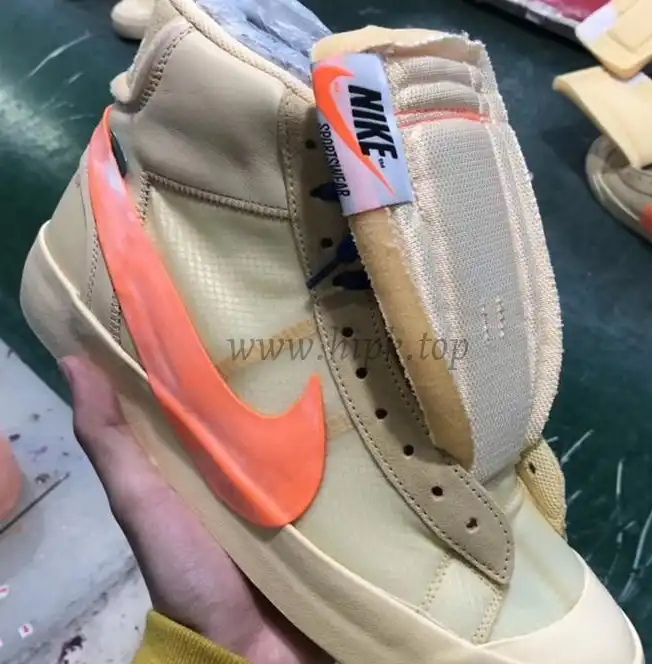 PK God OFF-WHITE x Nike Blazer Mid Orange“ALL HALLOWS EVE”retail materials ready to ship