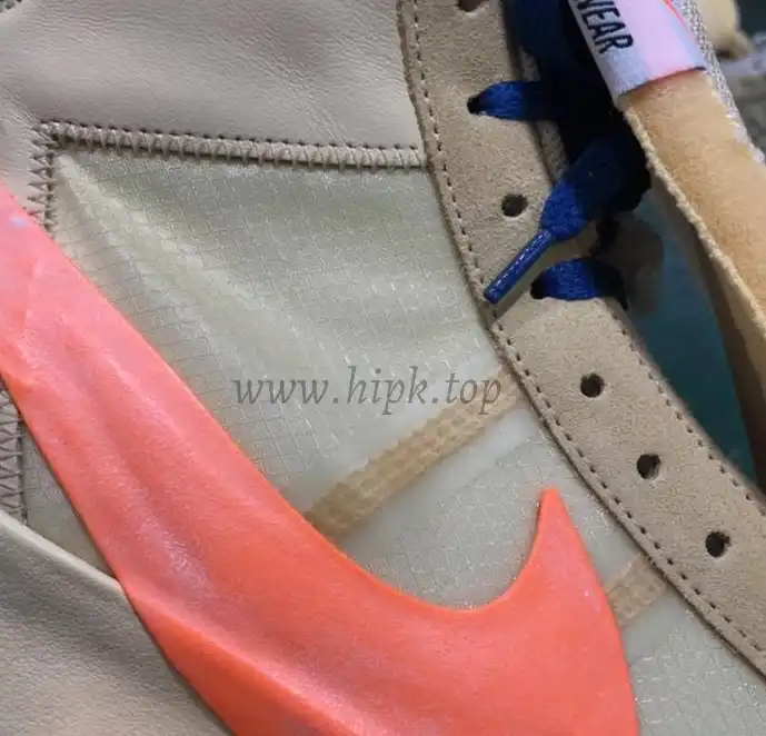 PK God OFF-WHITE x Nike Blazer Mid Orange“ALL HALLOWS EVE”retail materials ready to ship