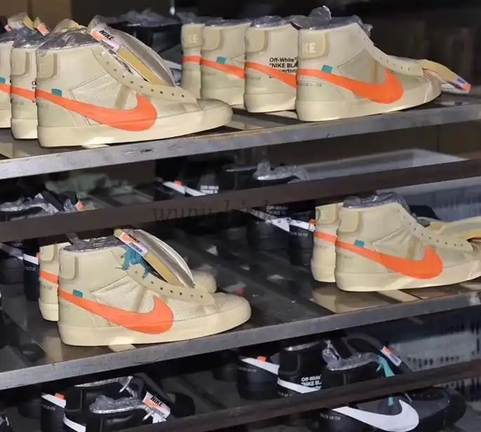 PK God OFF-WHITE x Nike Blazer Mid Orange“ALL HALLOWS EVE”retail materials ready to ship